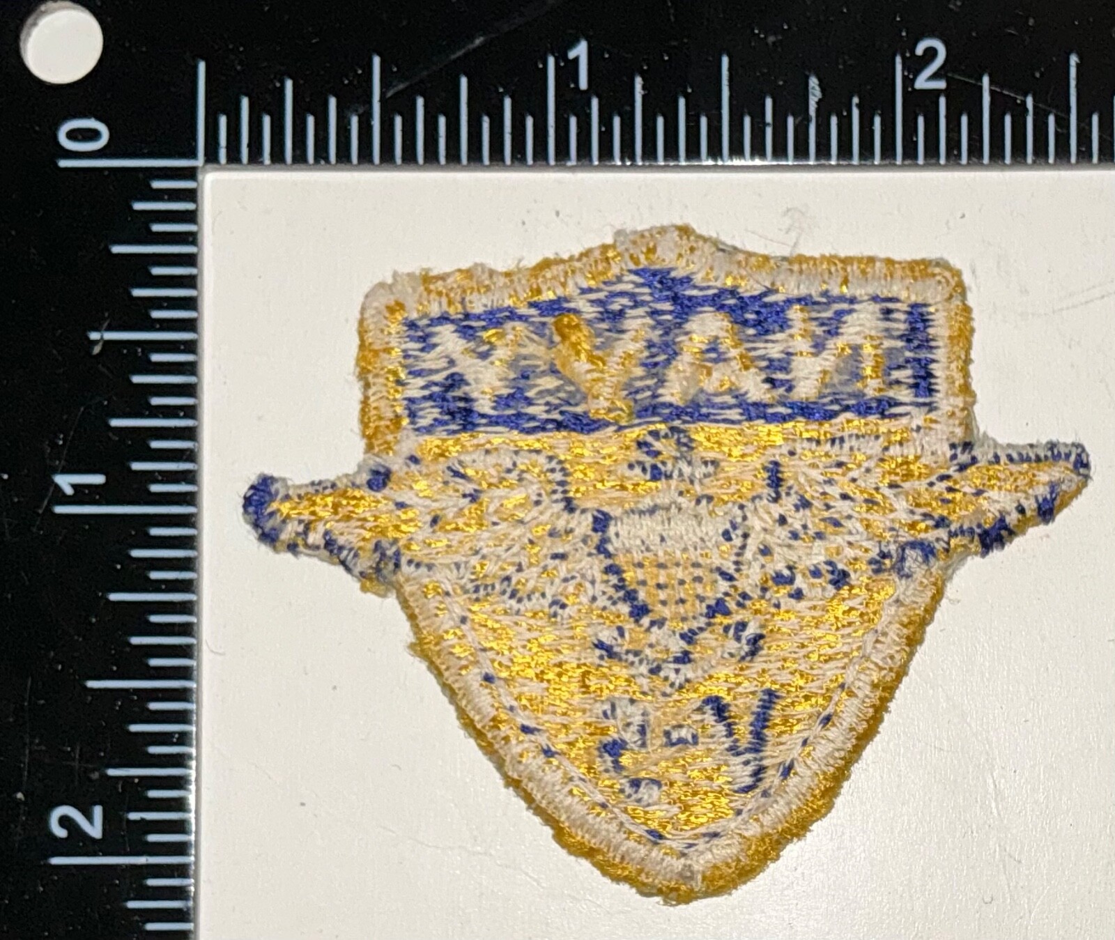 WWII USN US Navy V-5 Aviation Cadet Training Cap Hat Patch