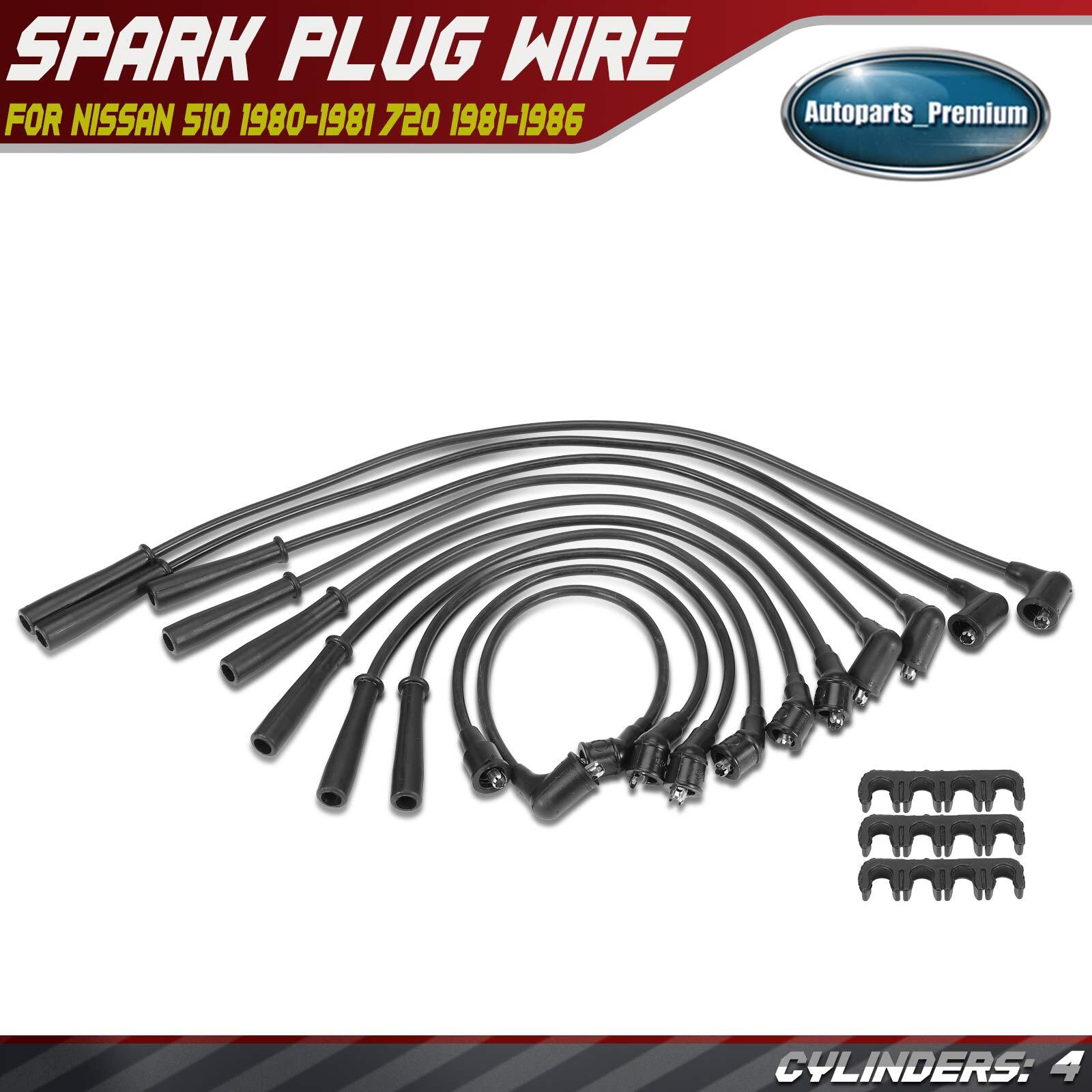 10x Spark Plug Wire Sets for Nissan 510 1980-1981 720 1981-1986 2.2L 2.4L 2.0L