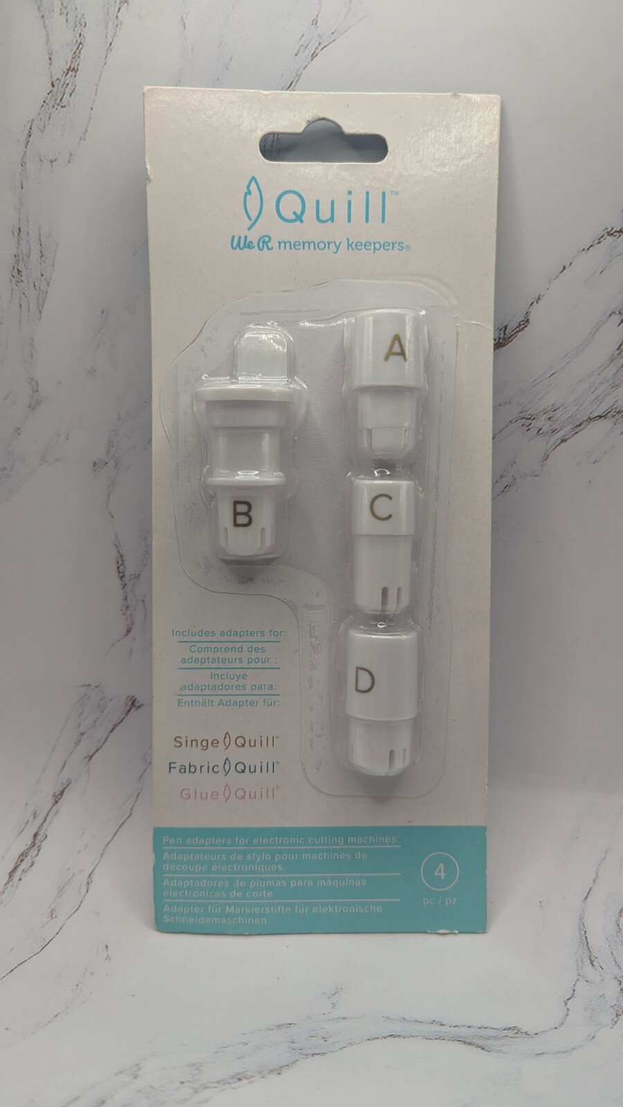 We R Memory Collection Quill Pen Tool Adapter 4 pc 661159 Cricut Brother