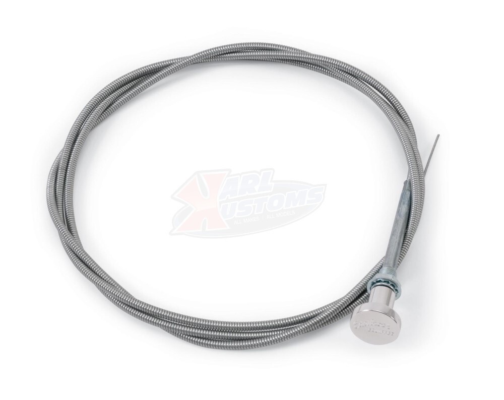 Edelbrock 8013 Universal Choke Cable Stainless 72in Long with Edelbrock Logo