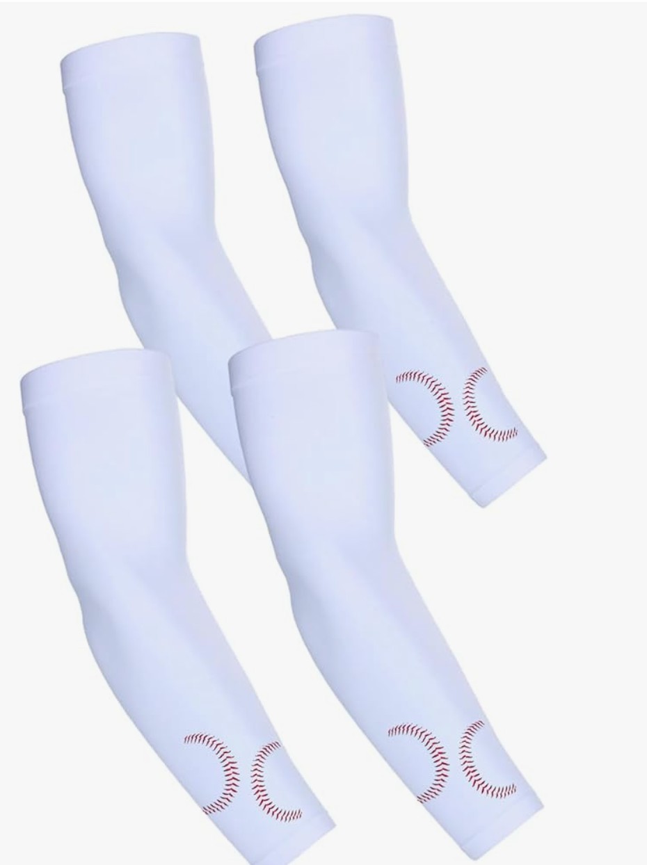 Arm Sleeves Compression UV Protection Cooling Sports  Cover Baseball