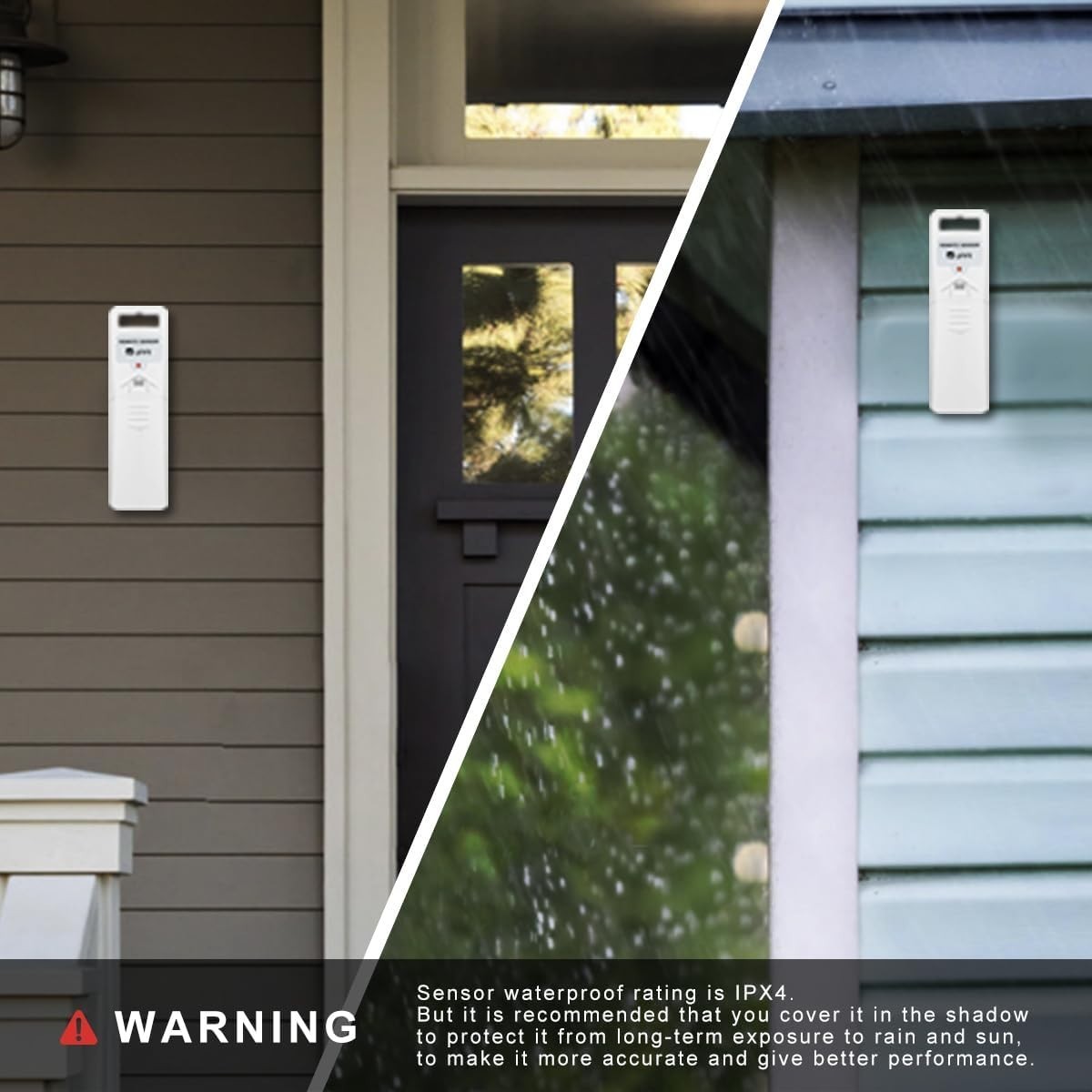 High-Precision Wireless Weather Station with Remote Sensor & Backlight Display