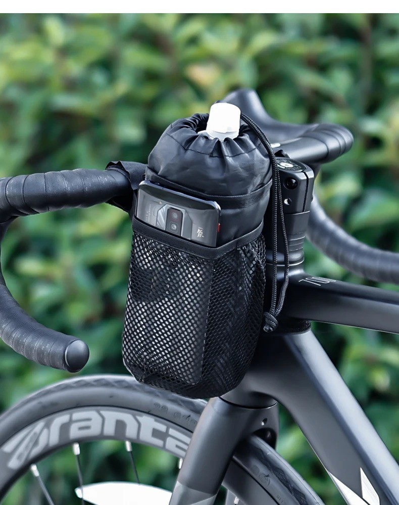 Bike Water Bottle Holder Bag Handlebar Stem Bag Bicycle CupDrink Holder