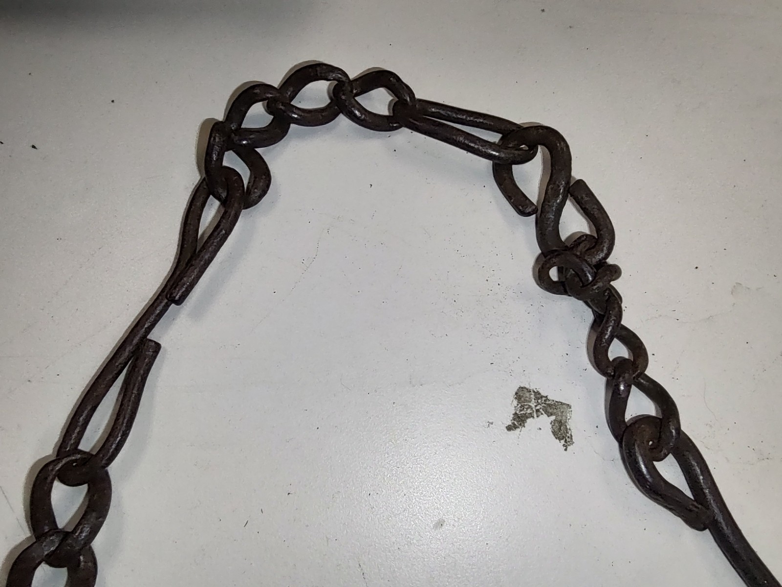 Blacksmith ladel with hand crafted chain 1800's ?