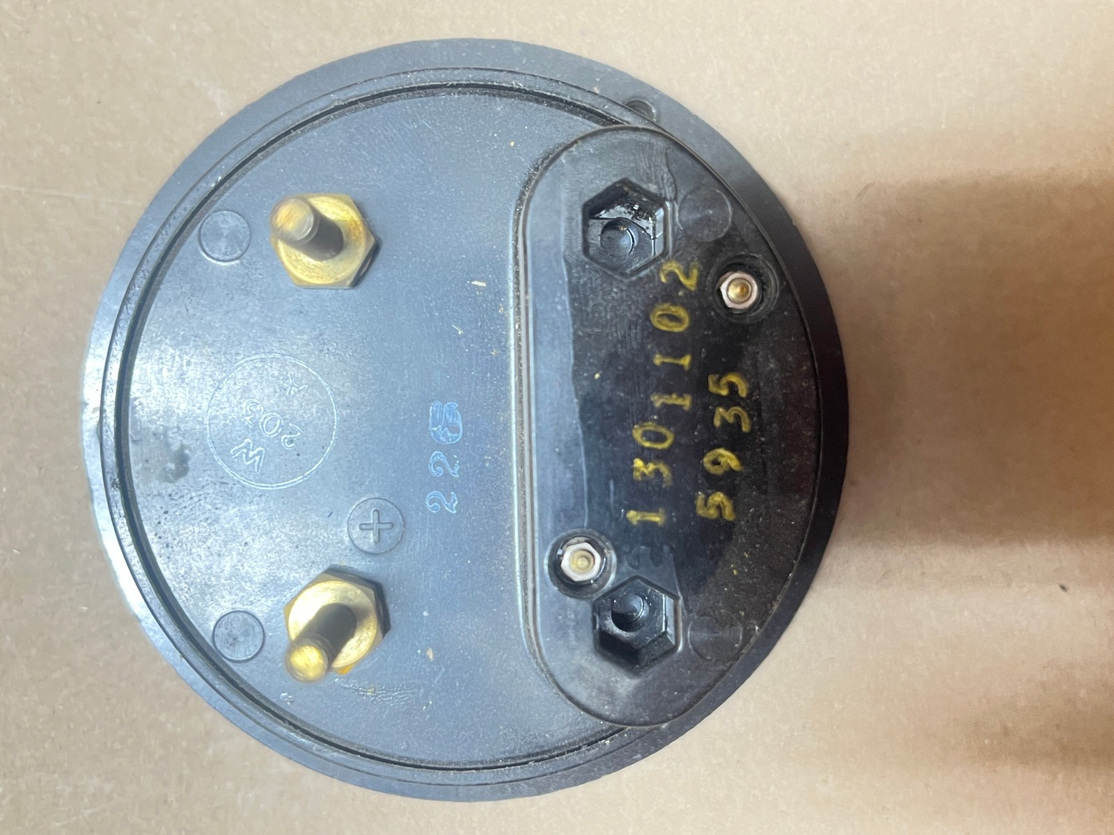 Weston 301-57 50 VDC Panel Mount Volt Meter Welding Current