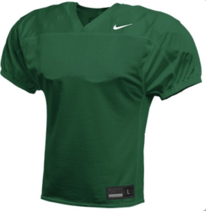 Mens Nike Team Recruit Football Practice Jersey Size L or XL Forest Green/White