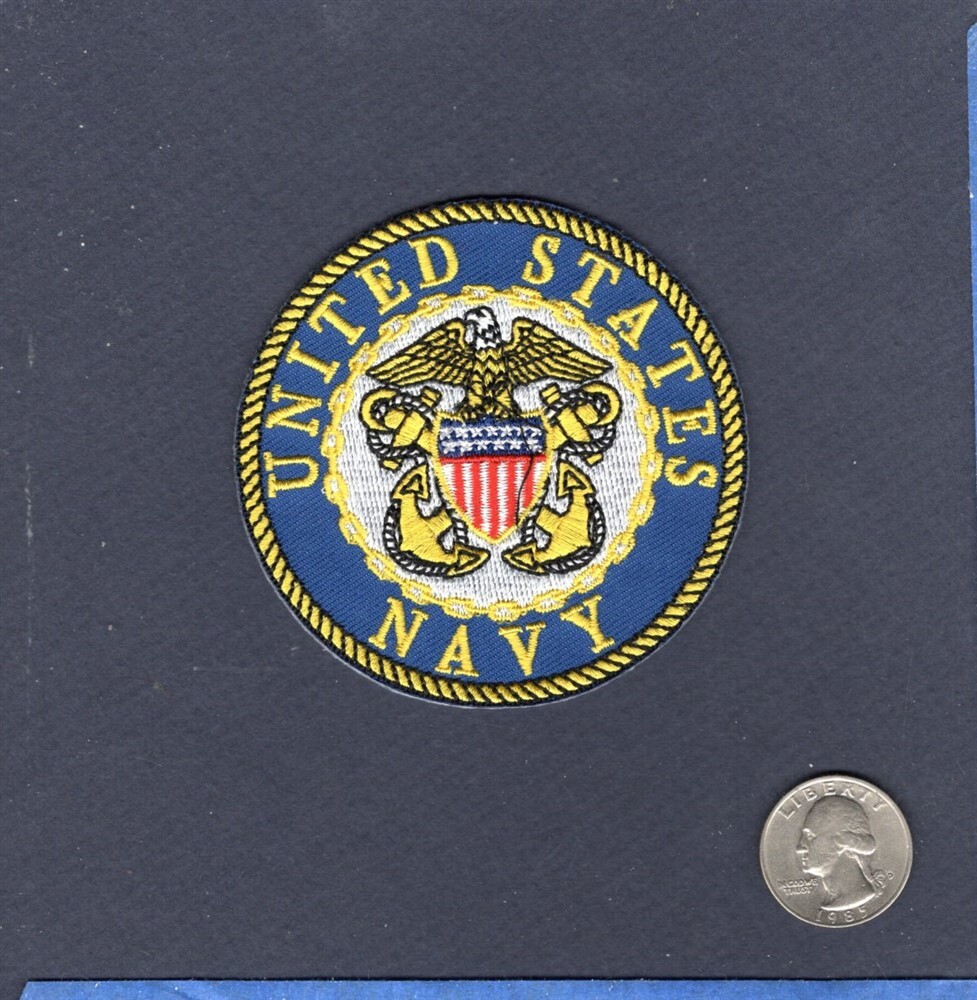 US USN United States Navy OFFICER Crest Ship Squadron Veteran Patch
