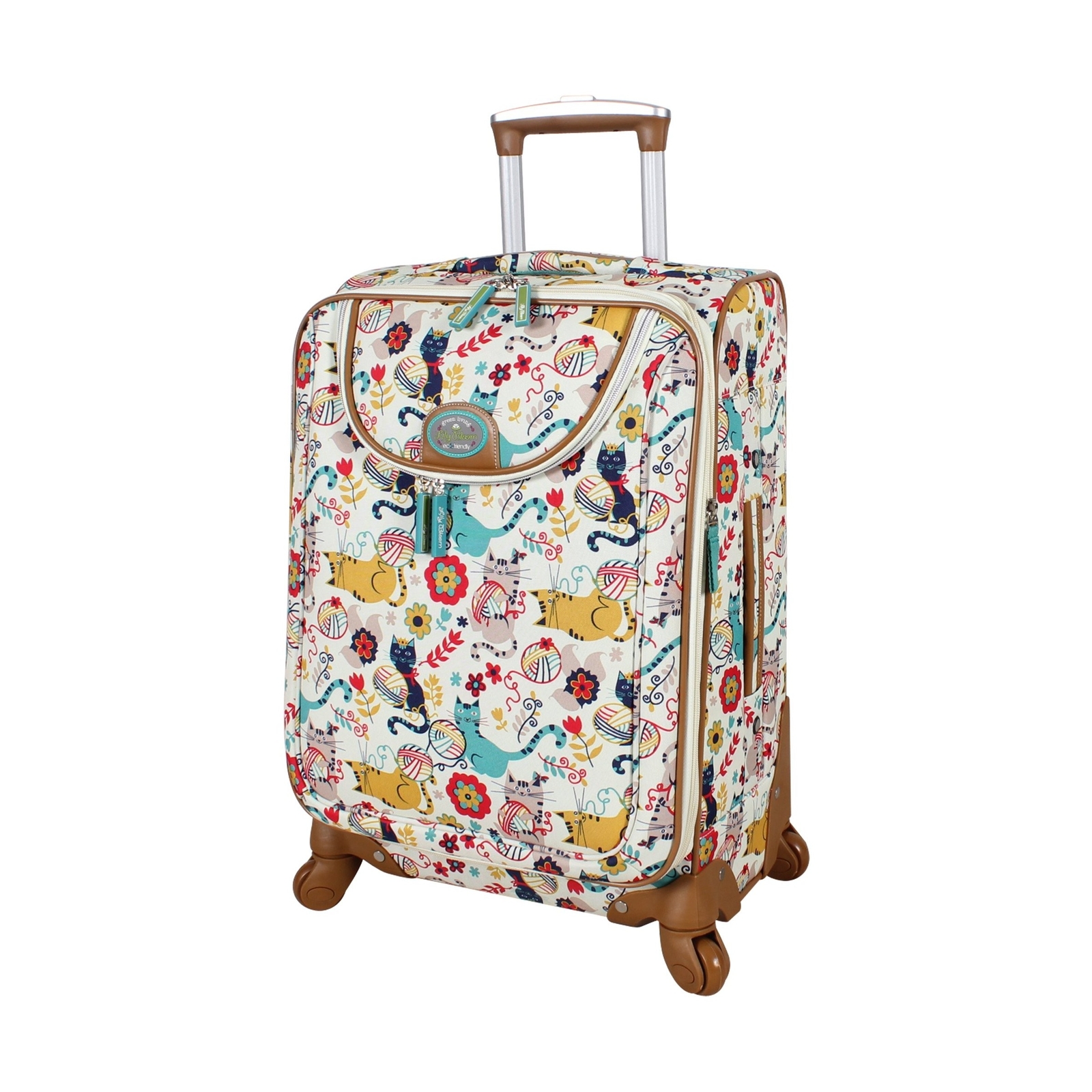 Lily Bloom 20" Exp Spinner Luggage (Furry Friends) Furry Friends 20in
