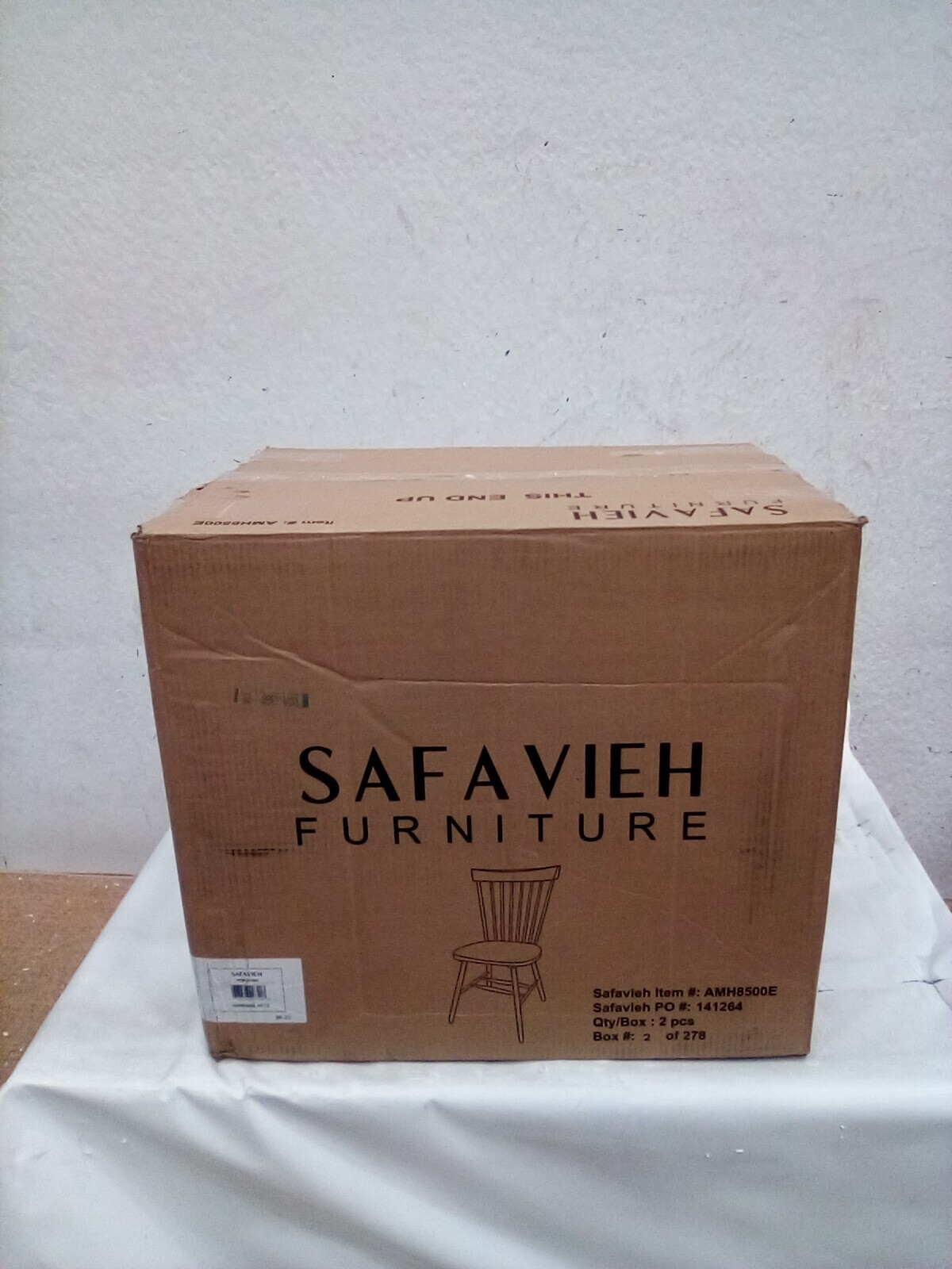Safavieh PARKER SPINDEL SIDE CHAIR, Reduced Price 2172728426 AMH8500E