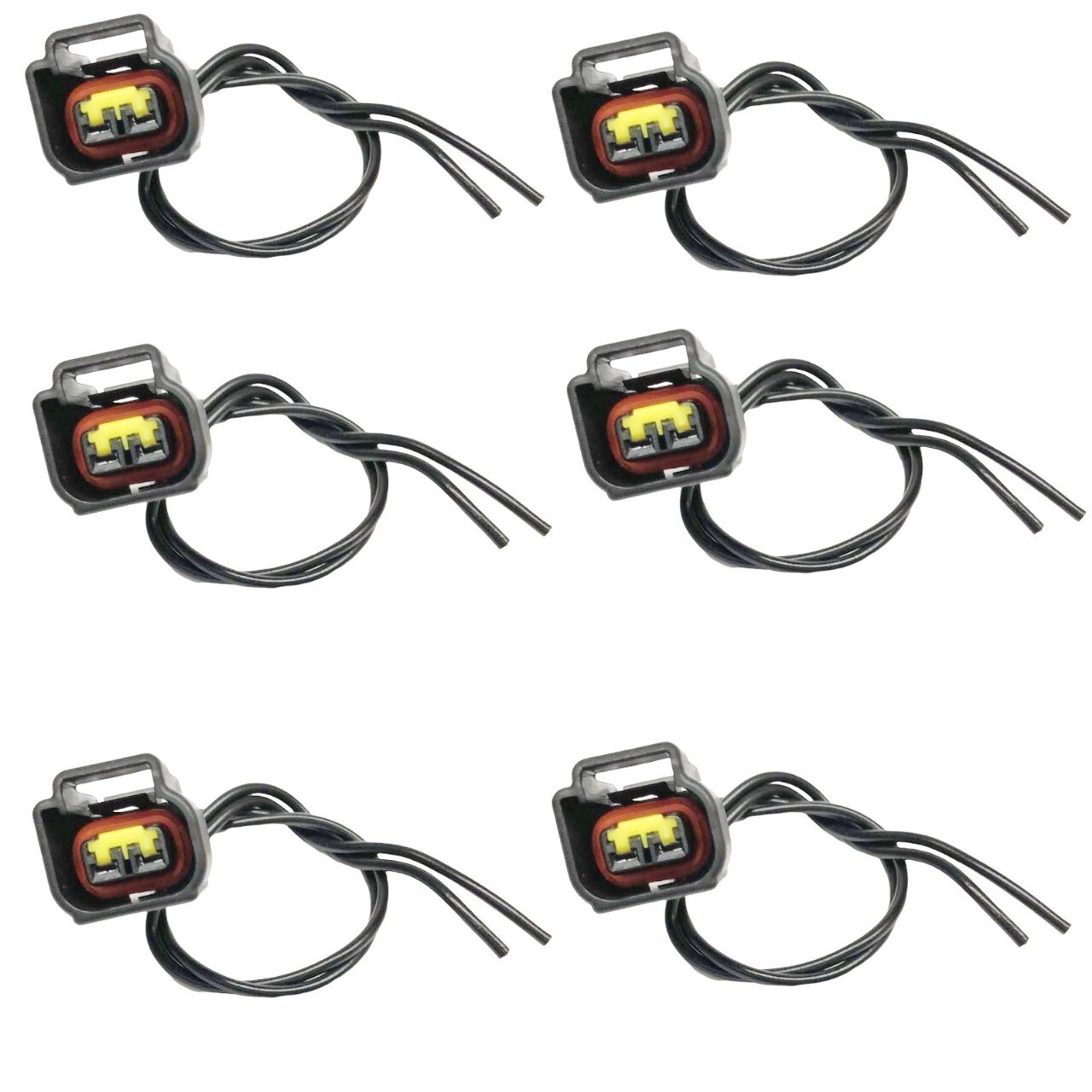 6 x Electrical Connector of Ignition Coil UF486 Fits: Ford Lincoln Mazda Mercury