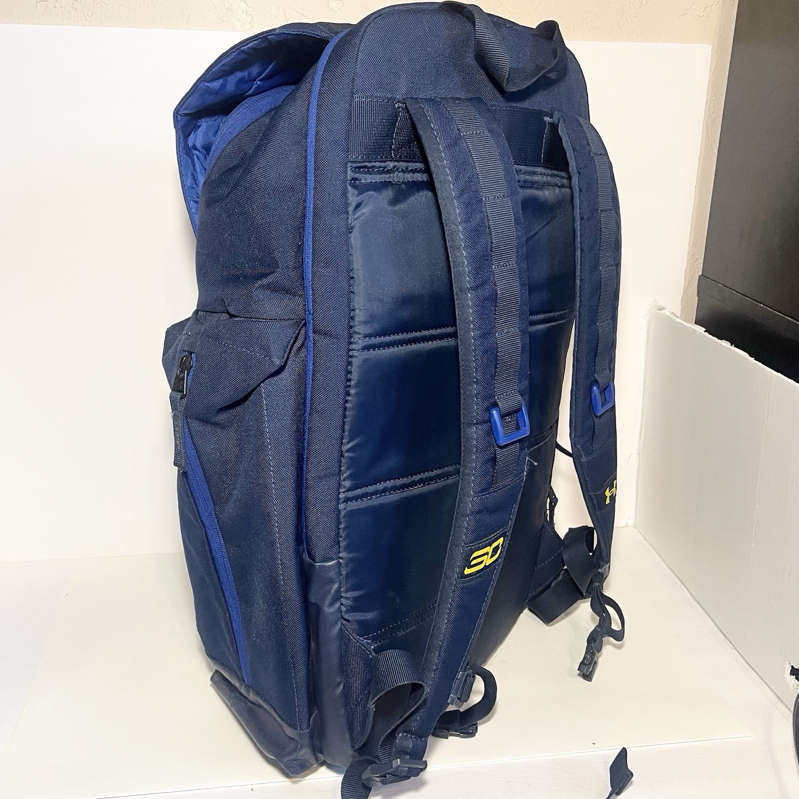 Under Armour UA Steph Curry Storm SC30 Backpack Undeniable Blue Large NBA Bag