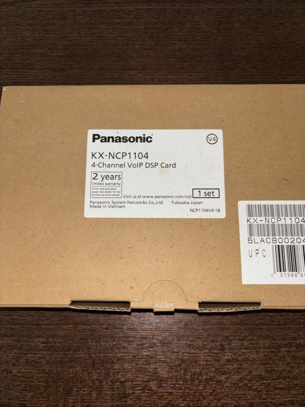 Panasonic KX-NCP1104 4-Channel VOIP DSP Daughter Card *New in original box*