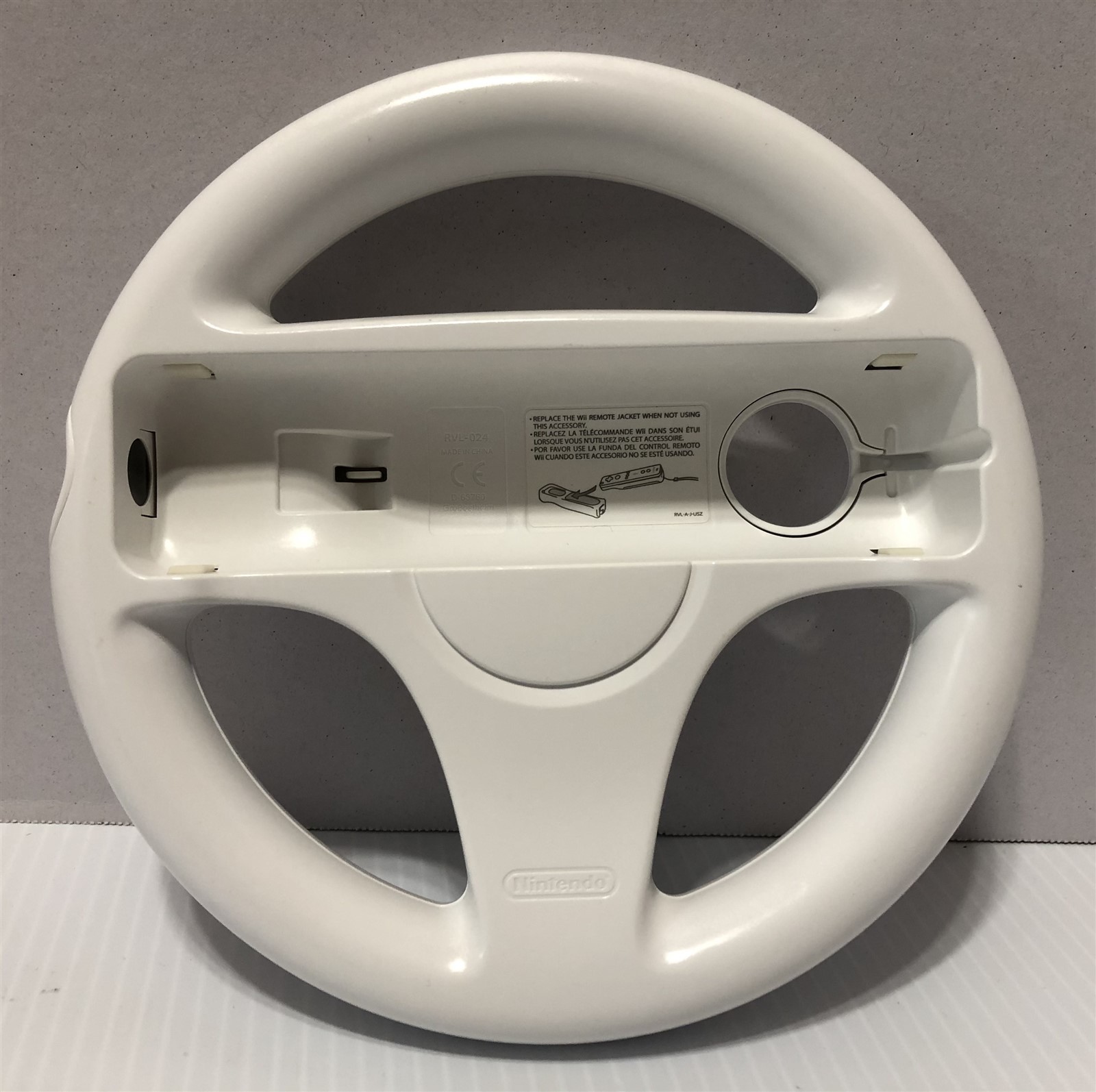 2x Genuine OEM Mario Kart Racing Steering Wheel - Nintendo Wii - Game Controller