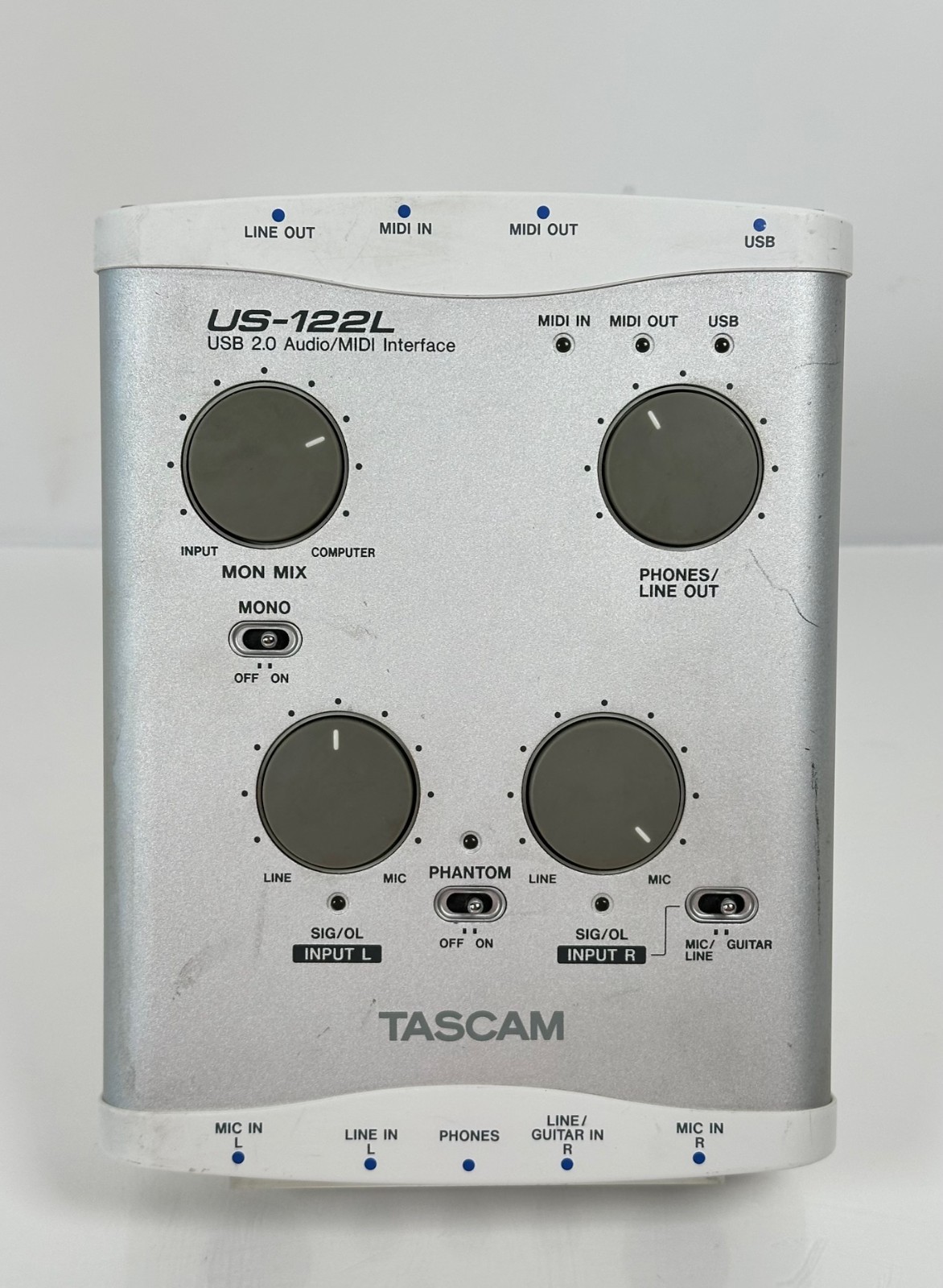 Tascam US-122L USB 2.0 Audio MIDI Interface