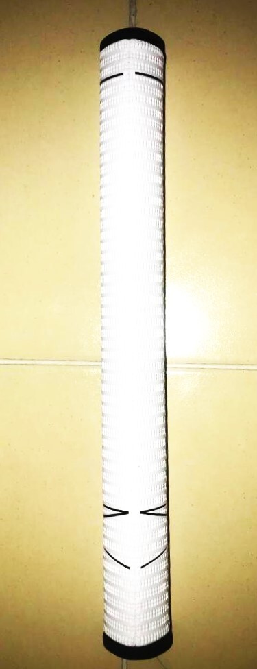 EGK PFLAT 1.0 WHITE FLAT FRONT NON-TAPER GOLF PUTTER GRIP