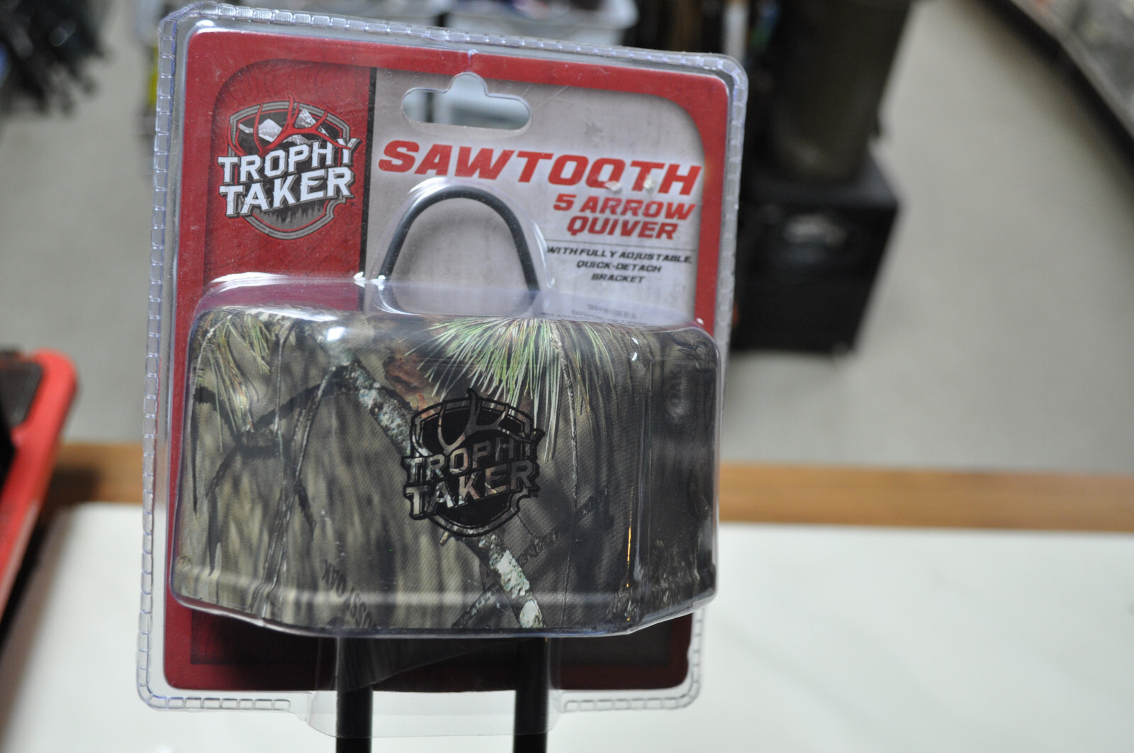 Trophy Taker Sawtooth 5 Arrow Quiver - New Adjustable Quick Detach Bracket