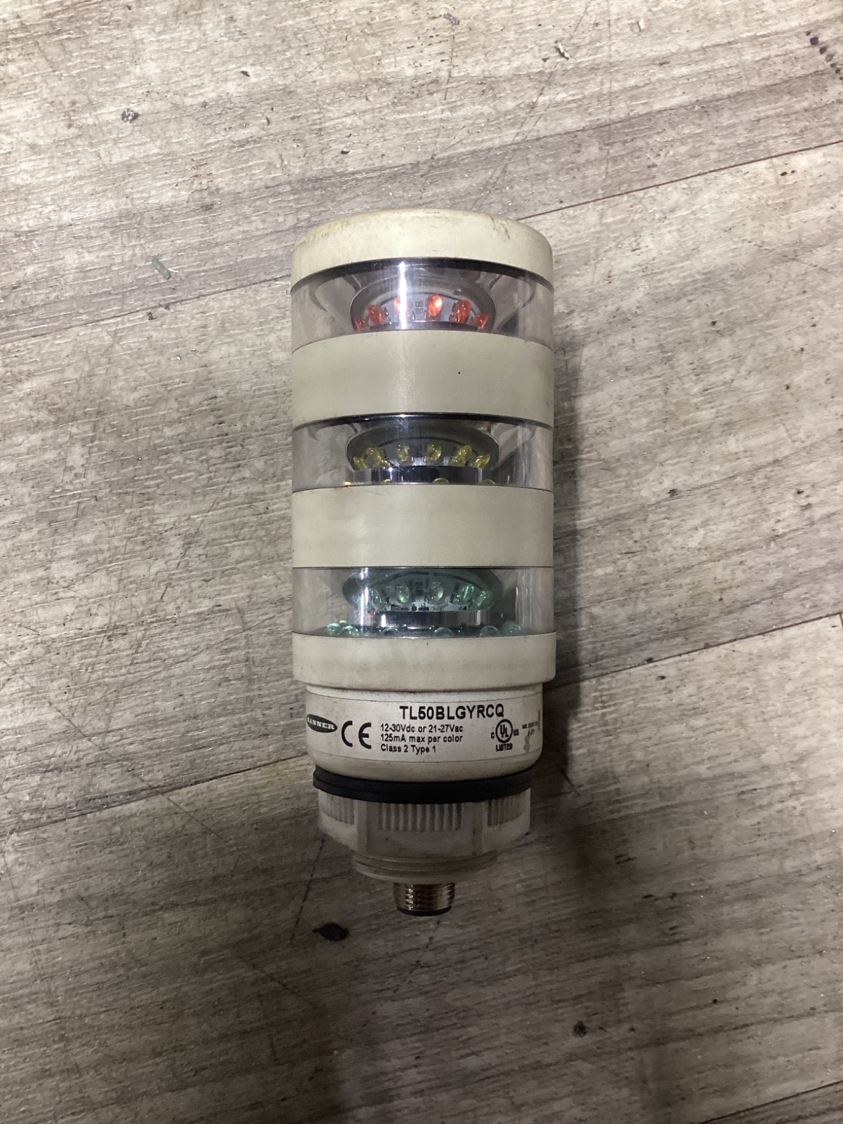BANNER ENGINEERING TL50BLGYRCQ STACK LIGHT #128N120
