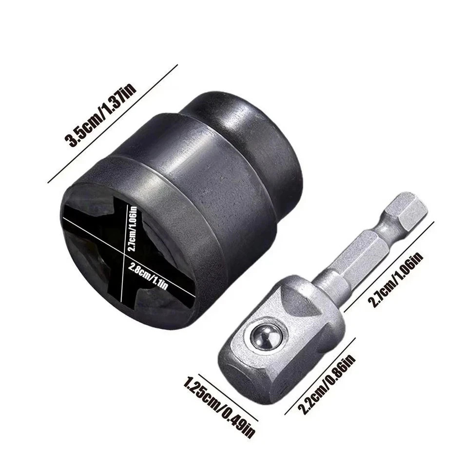 Car Jack Adapter Socket Converter for Scissor Jack Heavy Duty Tool