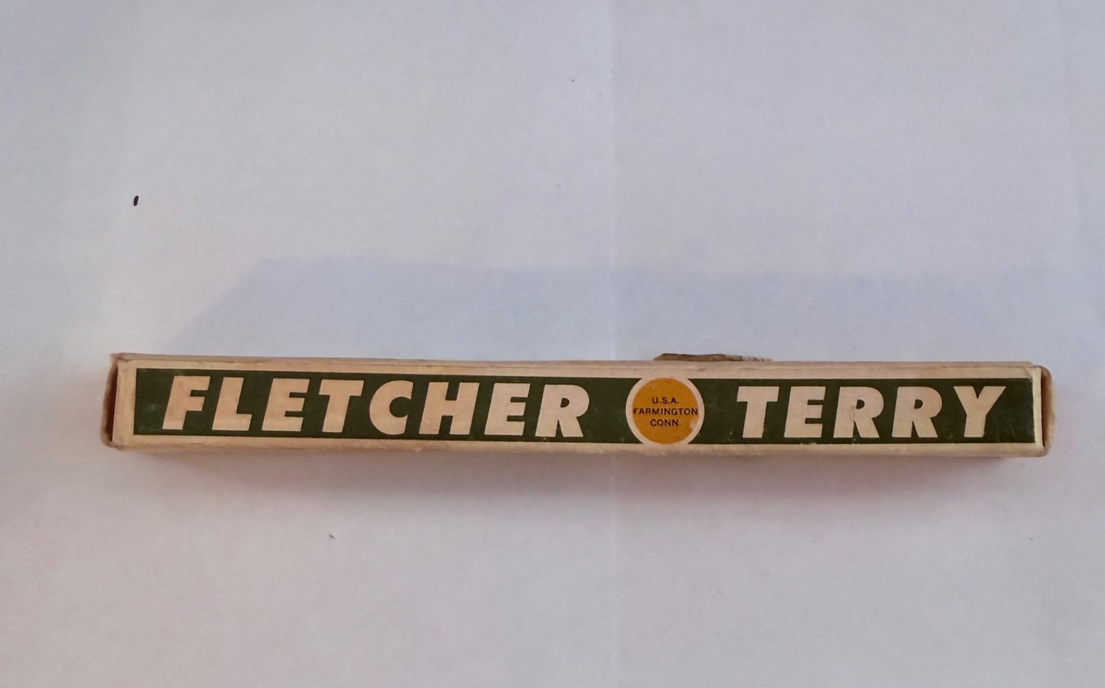 Vintage Fletcher Glass Cutter w/ Box – Micro Finish Wheel – Gold Tip – Made in U