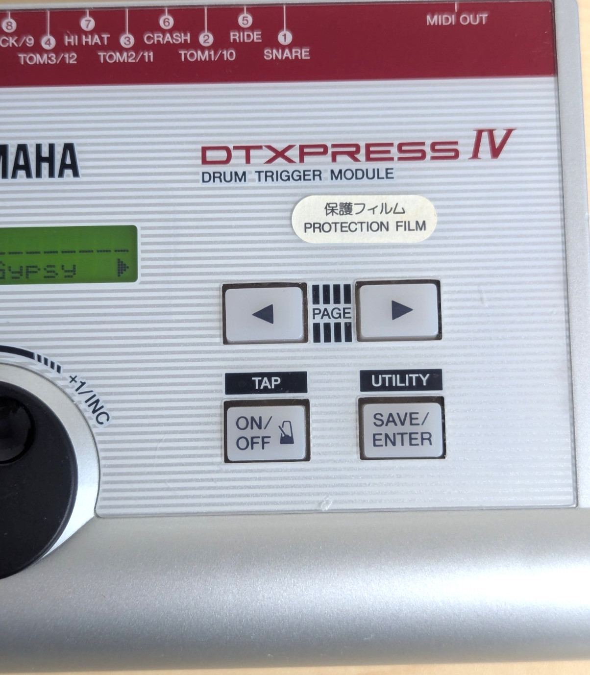 Yamaha DTXPress IV Electronic Drum Trigger Module DTX + Power Supply & Mount