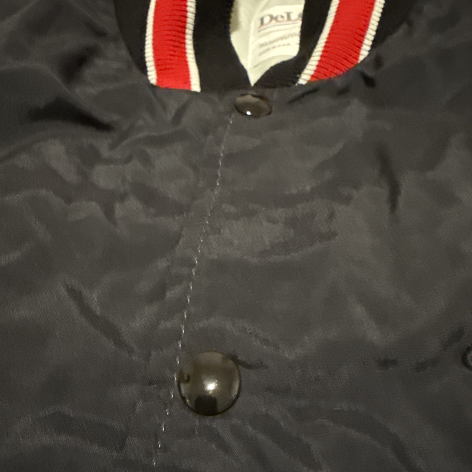 Hickory Crawdads bomber Quilted Insulated Team Vintage Snap Front Jacket Size L