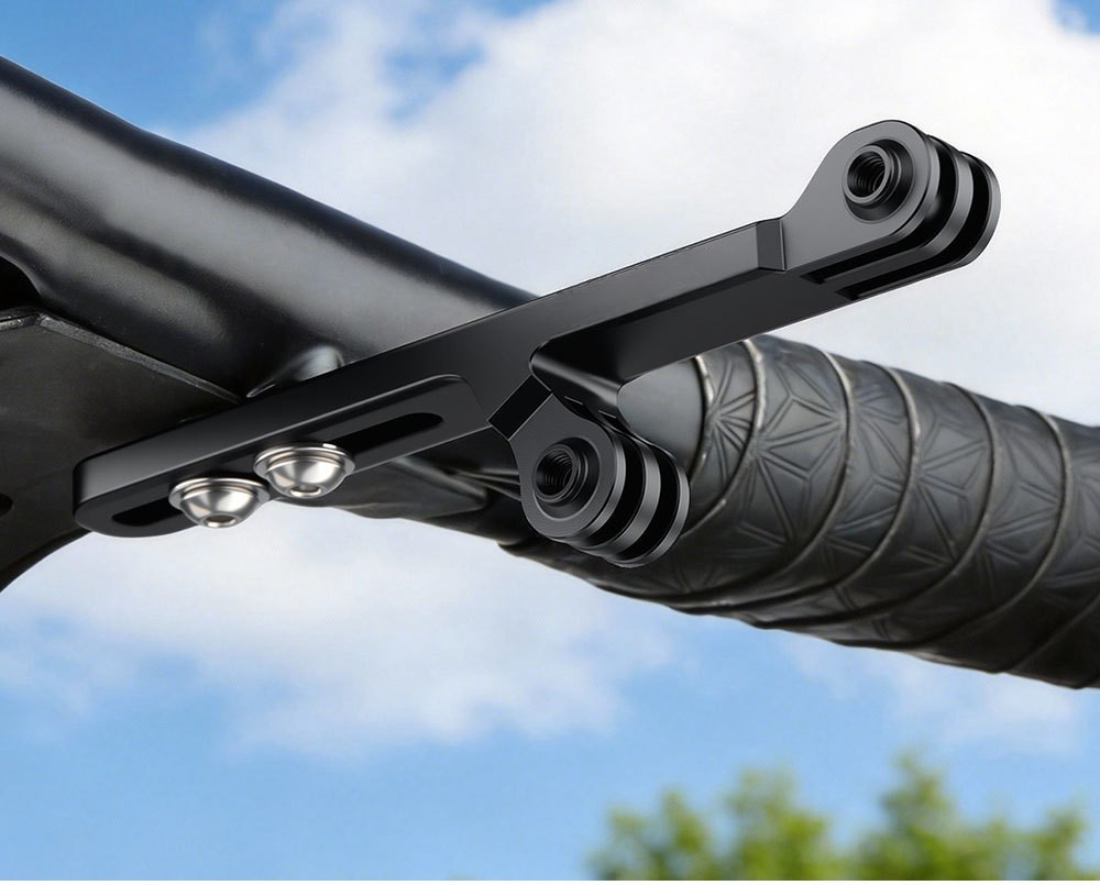 Handlebar Mount for Bike For Headlight Made from Solid 6061 Aluminum Alloy
