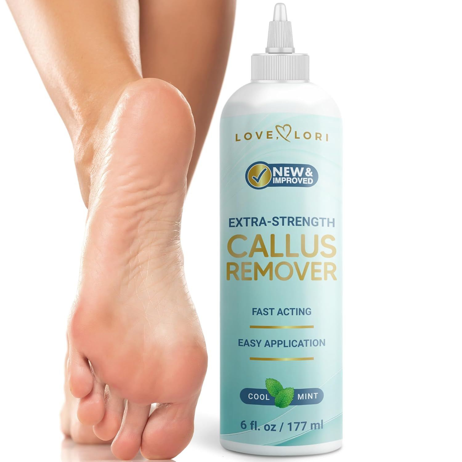 Callus Remover for Feet (Extra Strength) Foot Callus Remover Gel - Pedicure Tool
