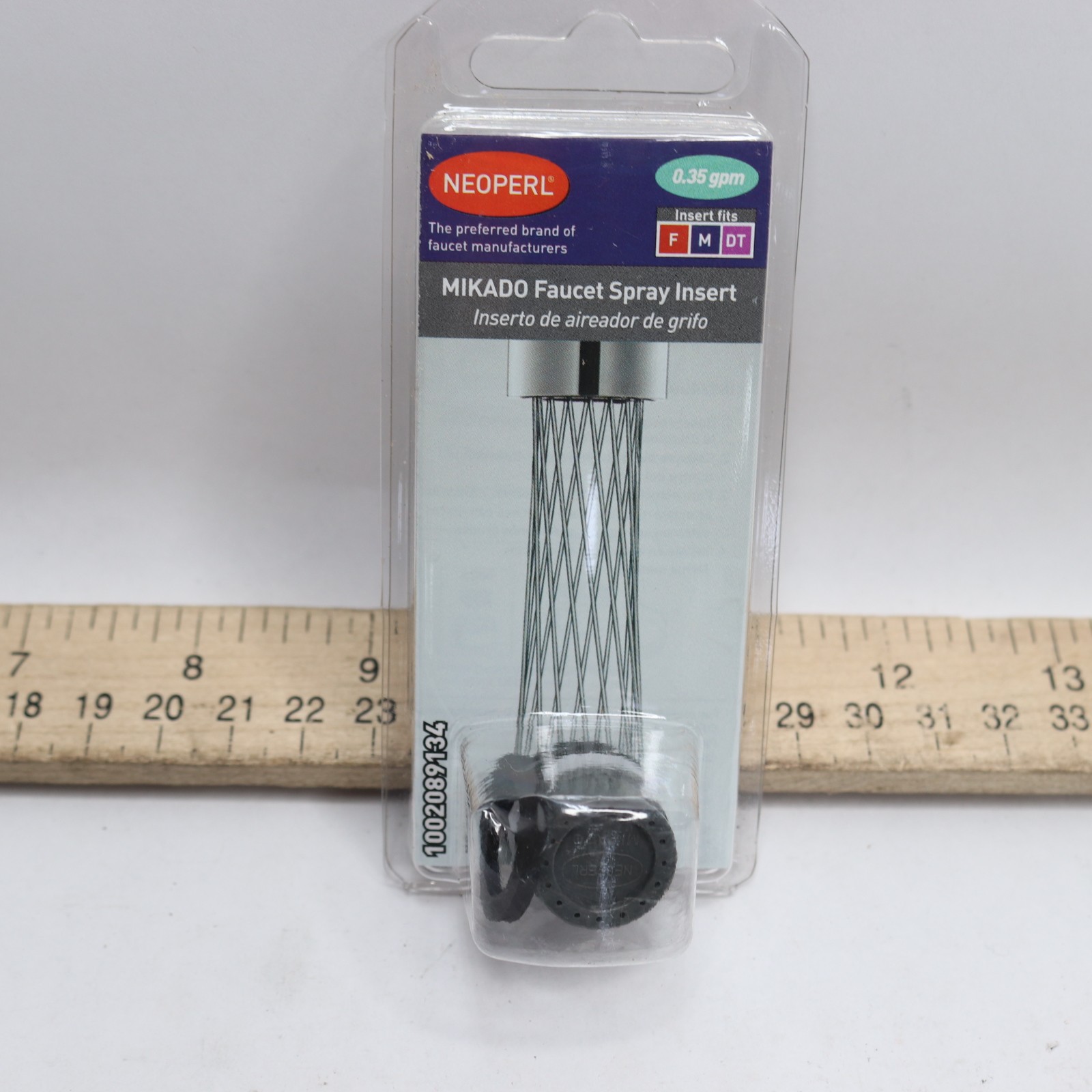 Neoperl Faucet Aerator Insert With Washer Plastic Brown/Gray 0.35GPM 1002089134