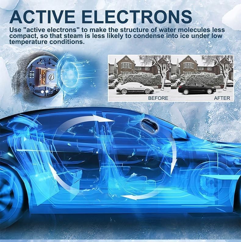 Electromagnetic Anti-Freezing Device,Anti-Freeze Electromagnetic Snow 2pcs