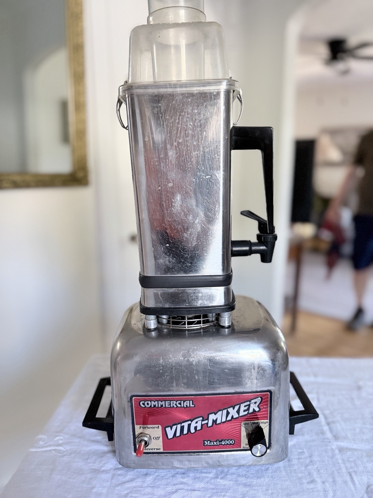 Vita-Mix Working Mixer Maxi-4000 Stainless Commercial Blender Processor Juicer