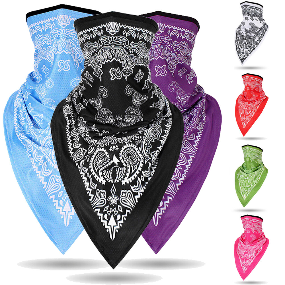 Cooling Breathable UV Protection Balaclava Neck Gaiter Scarf Fishing Face Mask