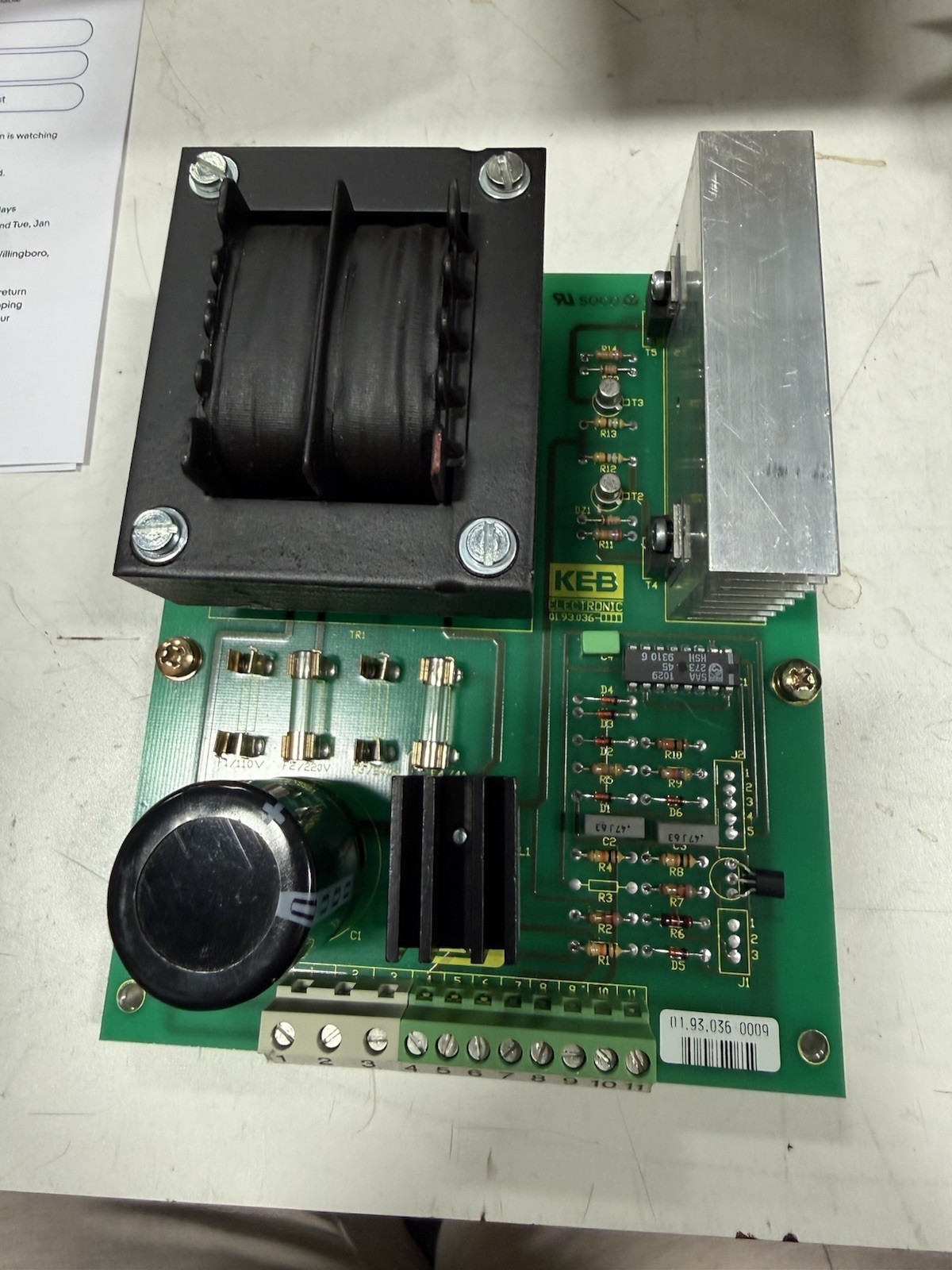 KEB Elektronik 01.93.036-0009 Combo very Drive board