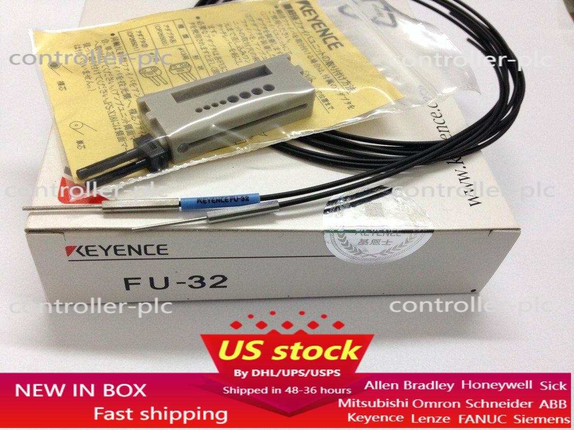 One Keyence FU-32 Fiber Optic Sensor New In Box Fast Shipping