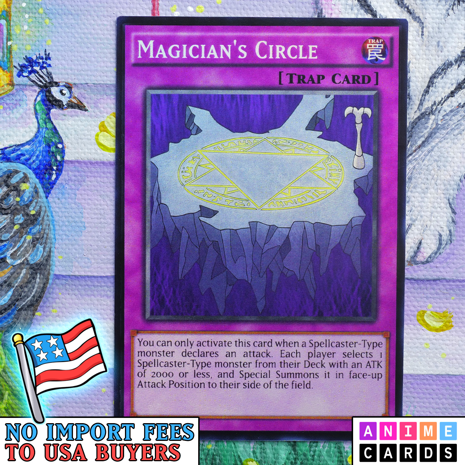 Magician's Circle ANIME EFFECT HOLO card