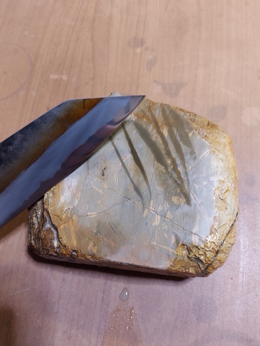 Japanese Natural Whetstone 1172g shohonyama 正本山合砥 suita 巢板  grit 8000 Lv4.5
