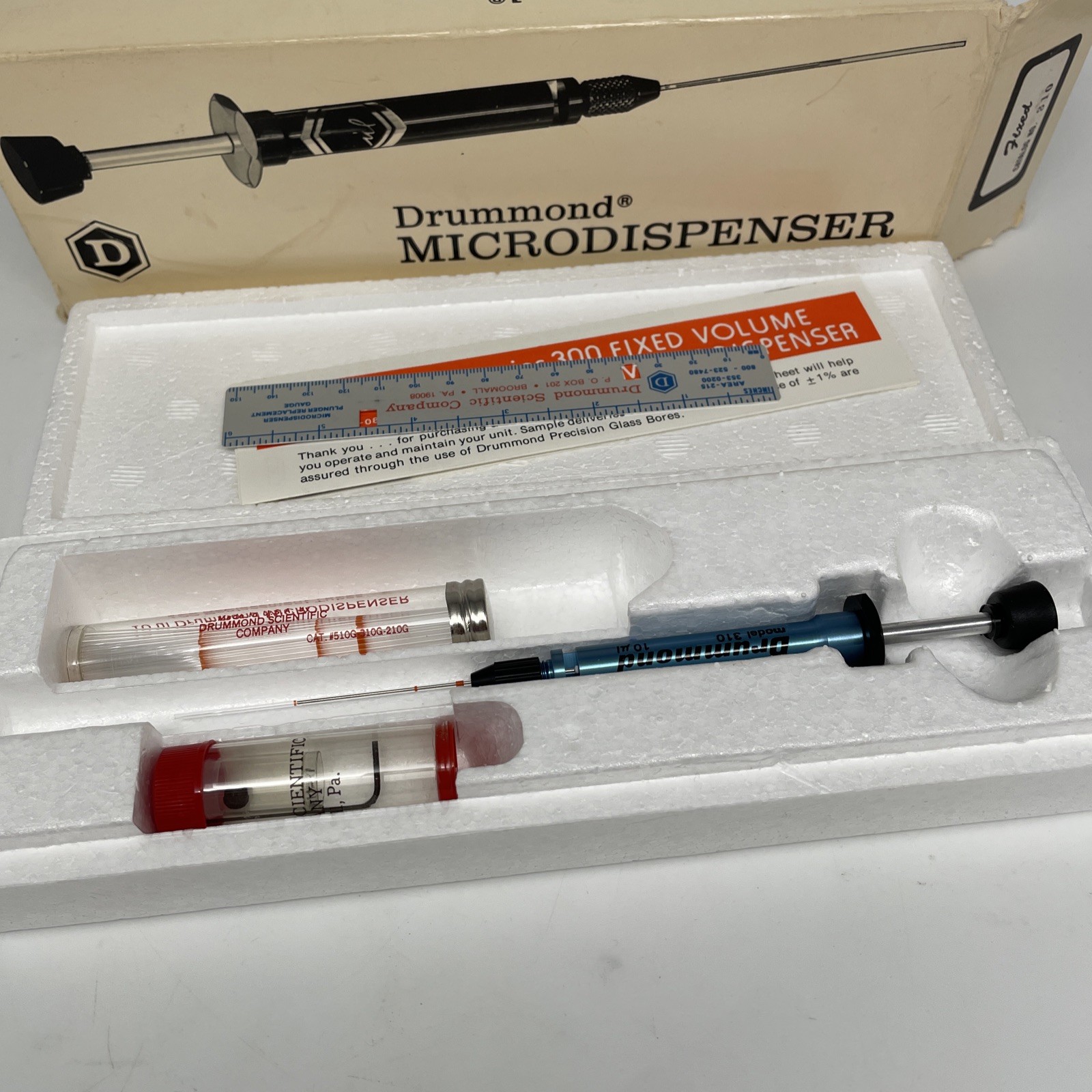 Drummond Scientific Series 300 DIALAMATIC Microdispenser
