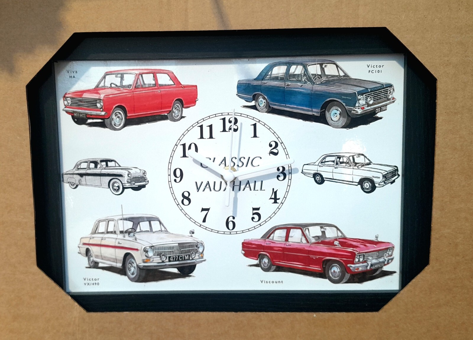 Classic Vauxhall Cars Wall Clock - Stunning Artwork