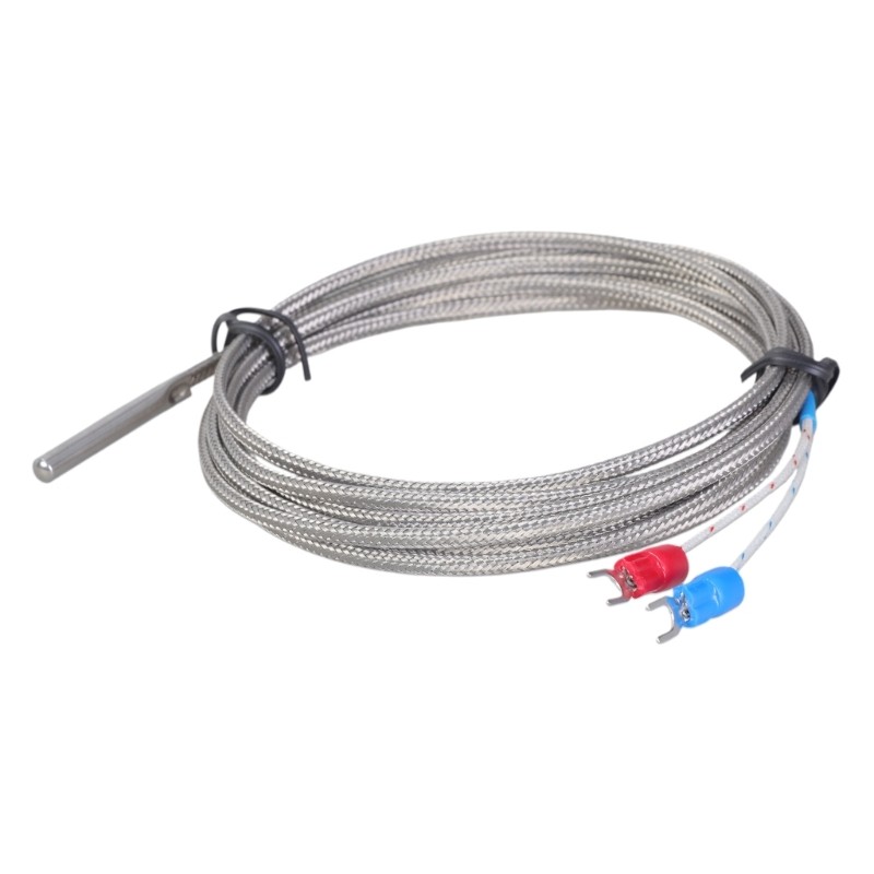 1/2/3/4/5m K-Type Thermocouple 0-400℃ Measurement Stainless Thermocouple
