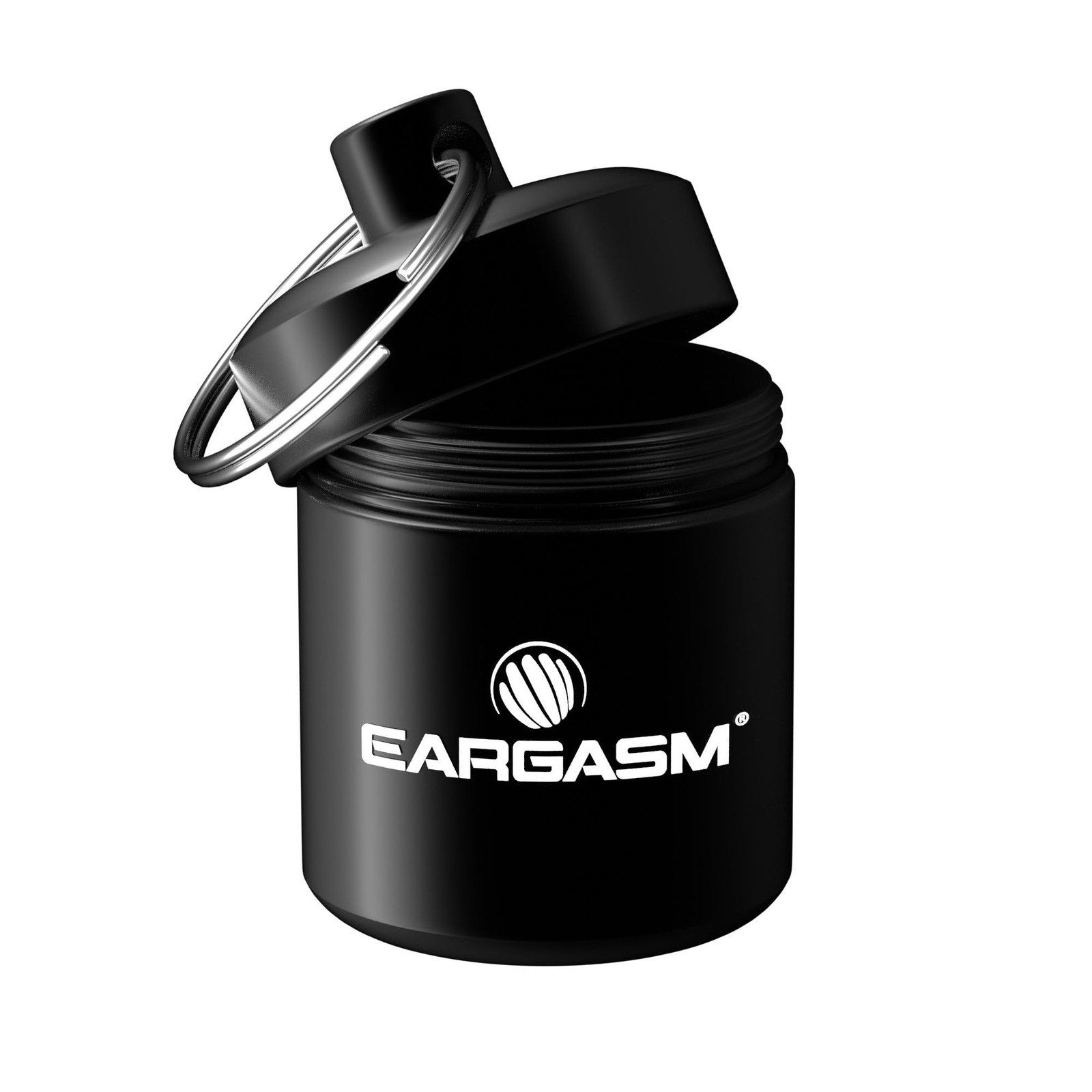 Eargasm Earplugs Carrying Case Great for Earplugs and Pills - Black