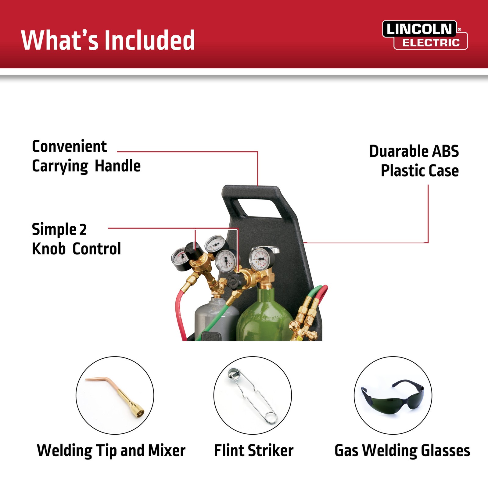 Lincoln Electric Port-A-Torch Kit, Model# KH990