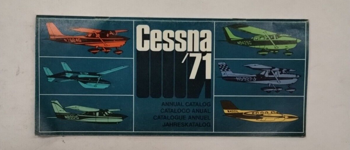 Cessna 1971 Annual Catalog-Original