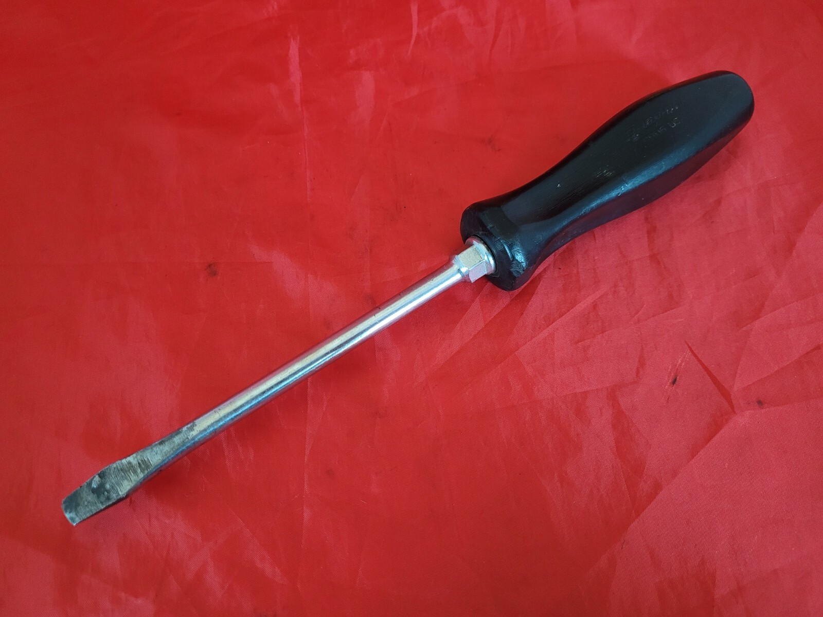 Snap-on SDD6 5/16" Flat Slotted Head Screwdriver Black Hard Handle USA AS IS S16
