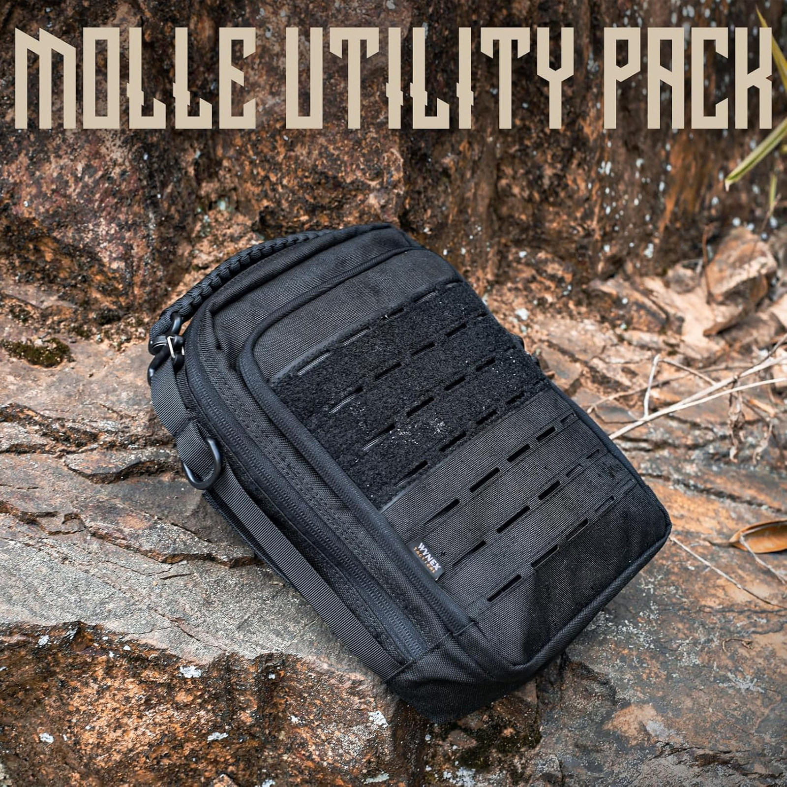 Tactical Molle Admin Pouch Nylon Utility Organizer with Large Capacity and
