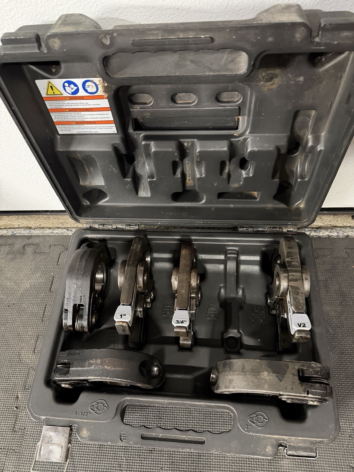 RIDGID MegaPress Press Tool Jaw and Ring Set