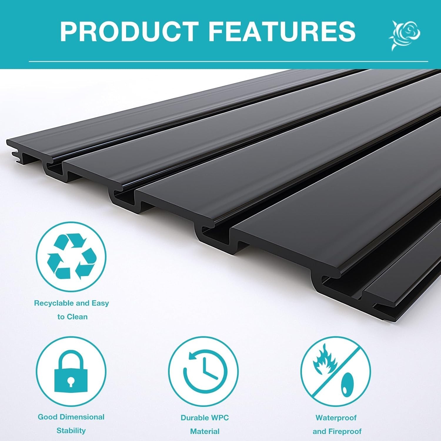 Slatwall Panel Wall Storage Systems, 2 x 4ft Slat Wall Paneling Garage Wall O...