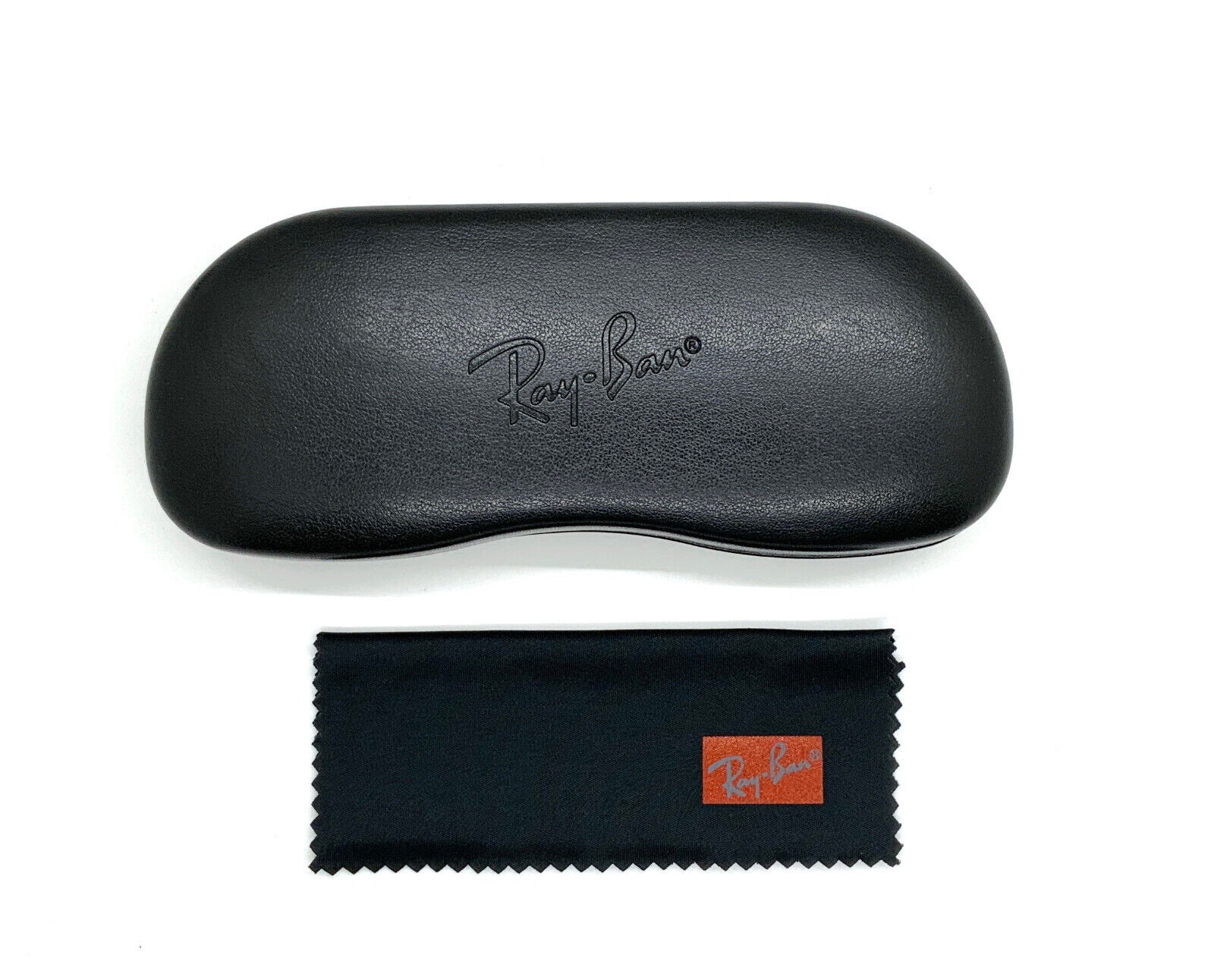 Ray-Ban New Authentic Black Hard Clamshell Eyeglasses / Sunglasses Case