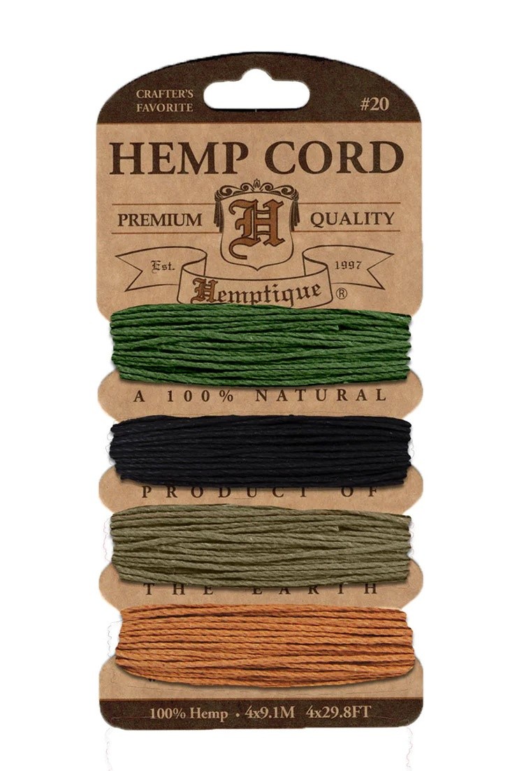 Hemptique Hemp Cord 20lb 120'-Camo
