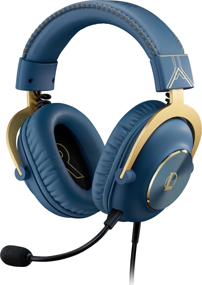 Logitech G PRO X Wired 7.1 Surround Sound Gaming Headset League Of Legends Blue