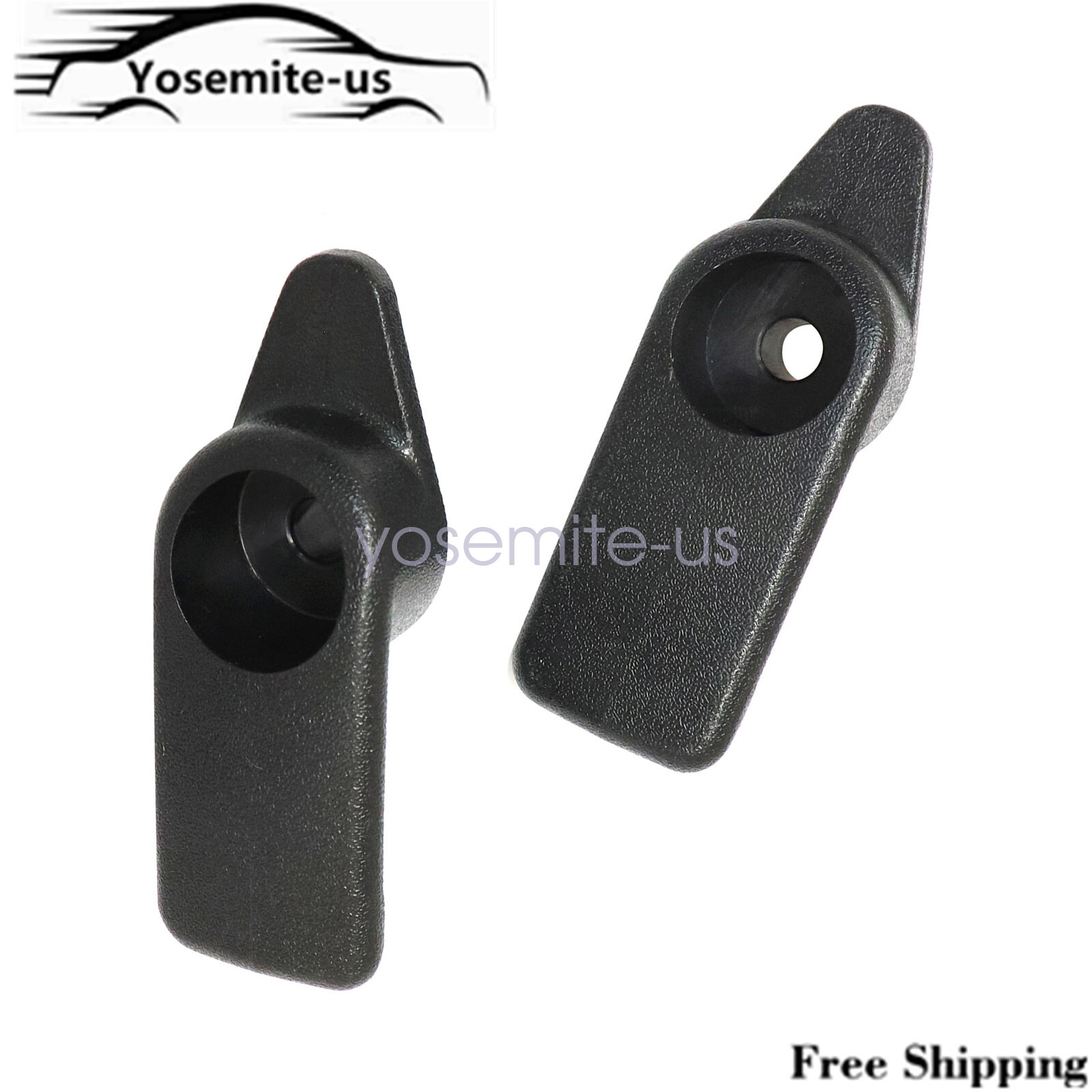 FIT 1997-2004 Chevrolet Corvette Pair Sun Visor Clip Bracket Holder Molded
