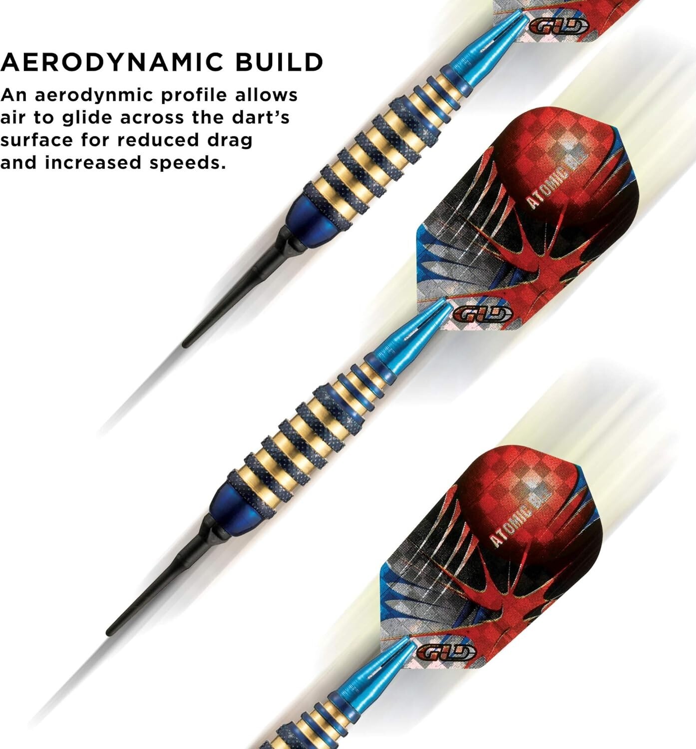 Viper Atomic Bee Darts Blue Soft Tip Darts 16 Grams